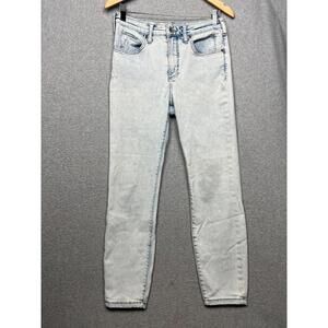 Pilcro And The Letterpress Jegging Jeans Womens 30 High Rise Denim Light Wash